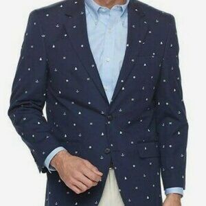 Croft & Barrow Men's Classic-Fit Coat Blazer Jacket Style Navy Blue NWT